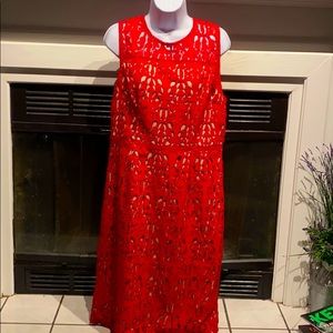 Ladies red dress